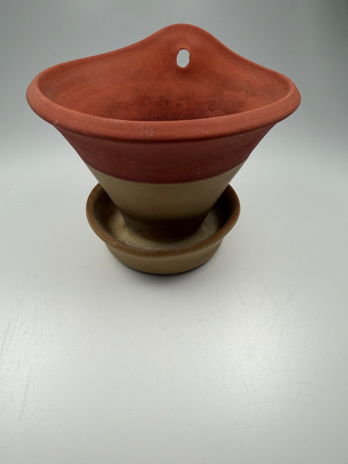 Vintage Ravelli wandbloempot – 10 cm hoog – Ø 13 cm, Antiek en Kunst, Ophalen