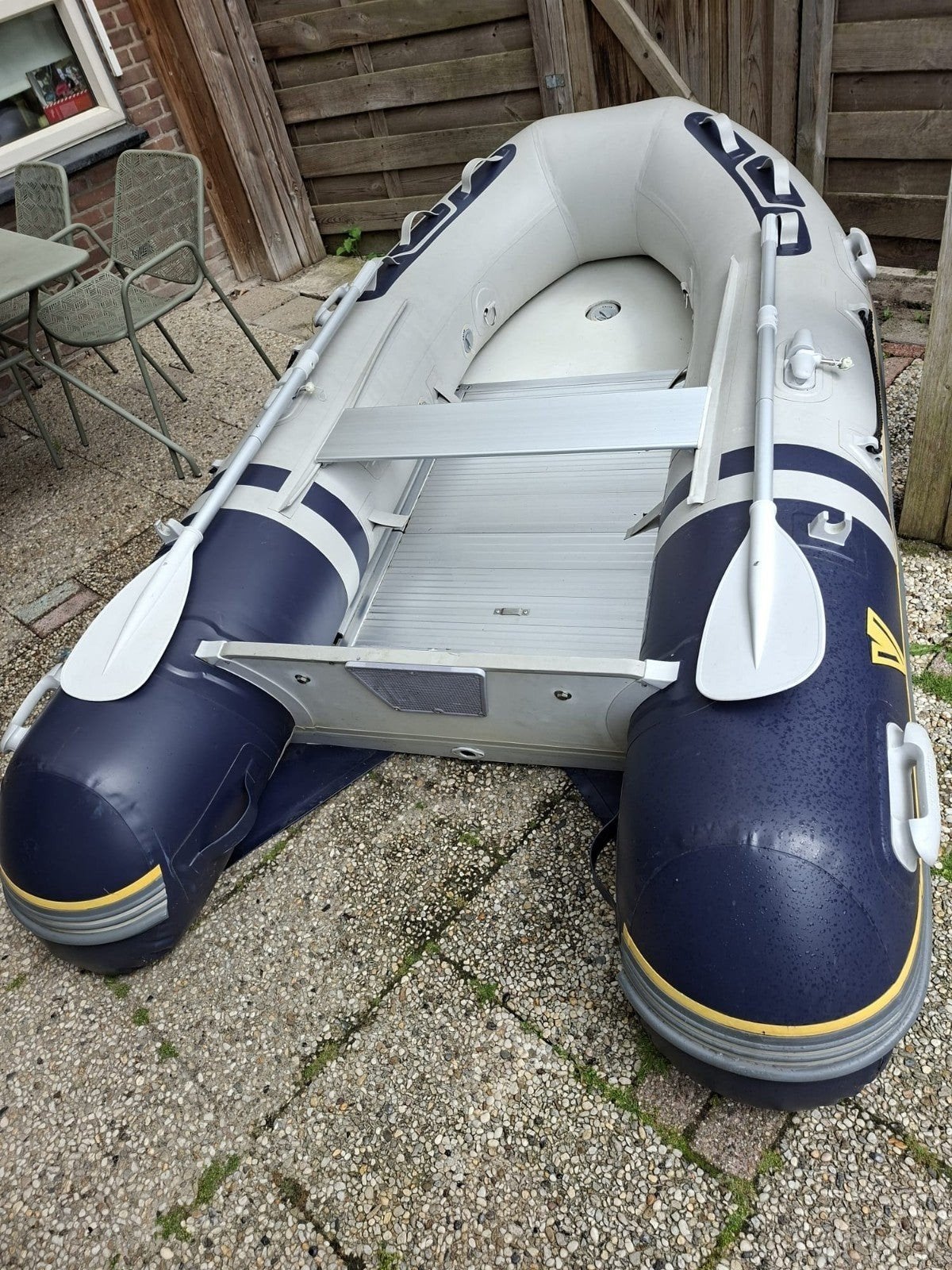 Mooie rubberboot 270 yellow, Ophalen, Zo goed als nieuw