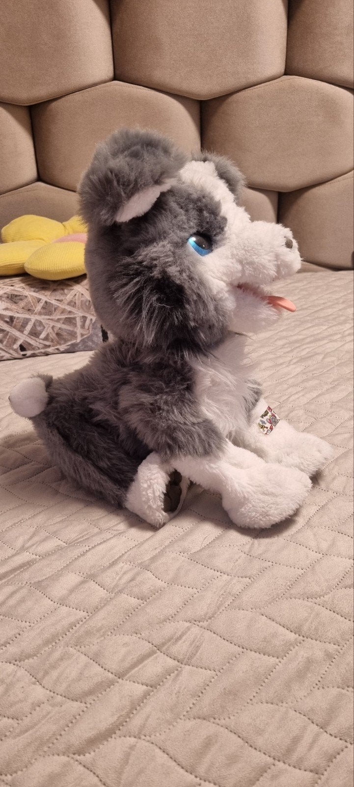 FurReal Friends Husky knuffel interactieve hond, Ophalen, Overige merken, Overige karakters, Grijs