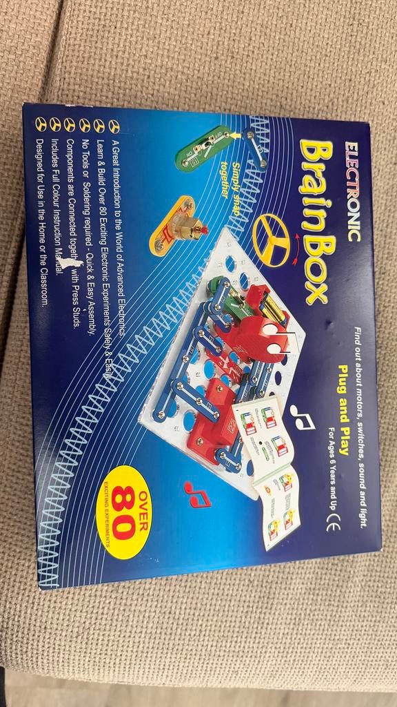 Electronic BrainBox: Plug and Play Experimenteerset, Kinderen en Baby's, Speelgoed | Educatief en Creatief, Zo goed als nieuw