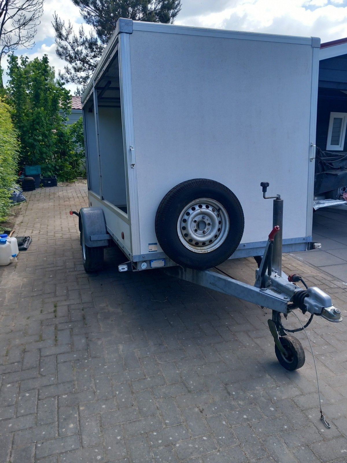 Gesloten aanhanger 303x153x159 met rolluiken., Ophalen of Verzenden