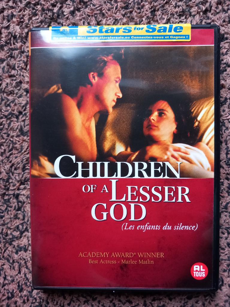 DVD Children of a Lesser God William Hurt, Alle leeftijden, Ophalen of Verzenden, Zo goed als nieuw