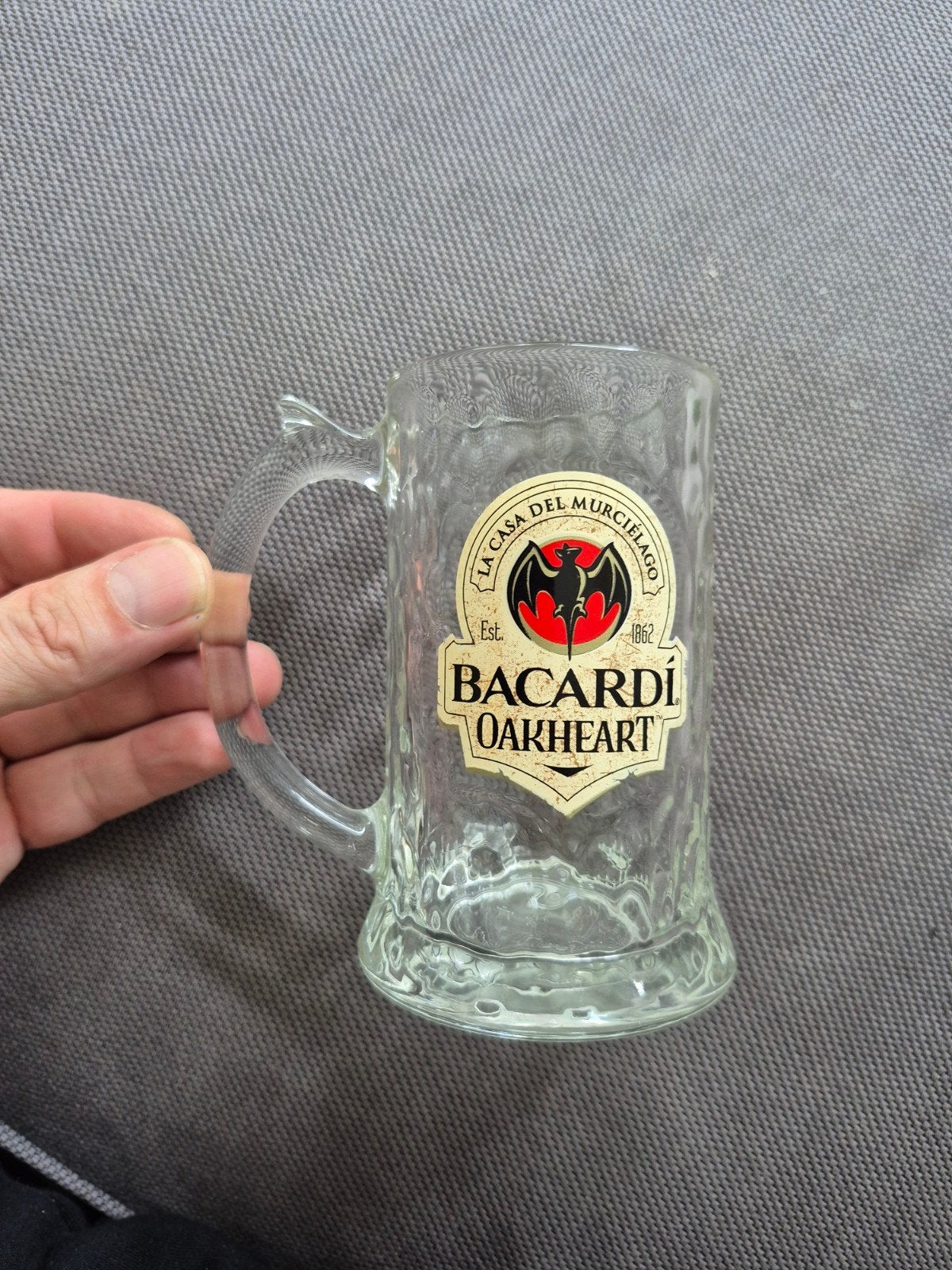 Bacardi Oakheart Glazen Pul - Vintage Barware, Verzamelen, Ophalen of Verzenden