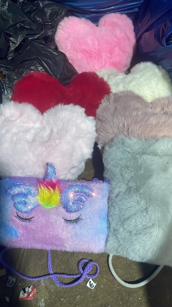 Pluizig Unicorn Tasje (€3) & Fluffy Hartjestasjes (€10), Ophalen of Verzenden, Nieuw, Roze