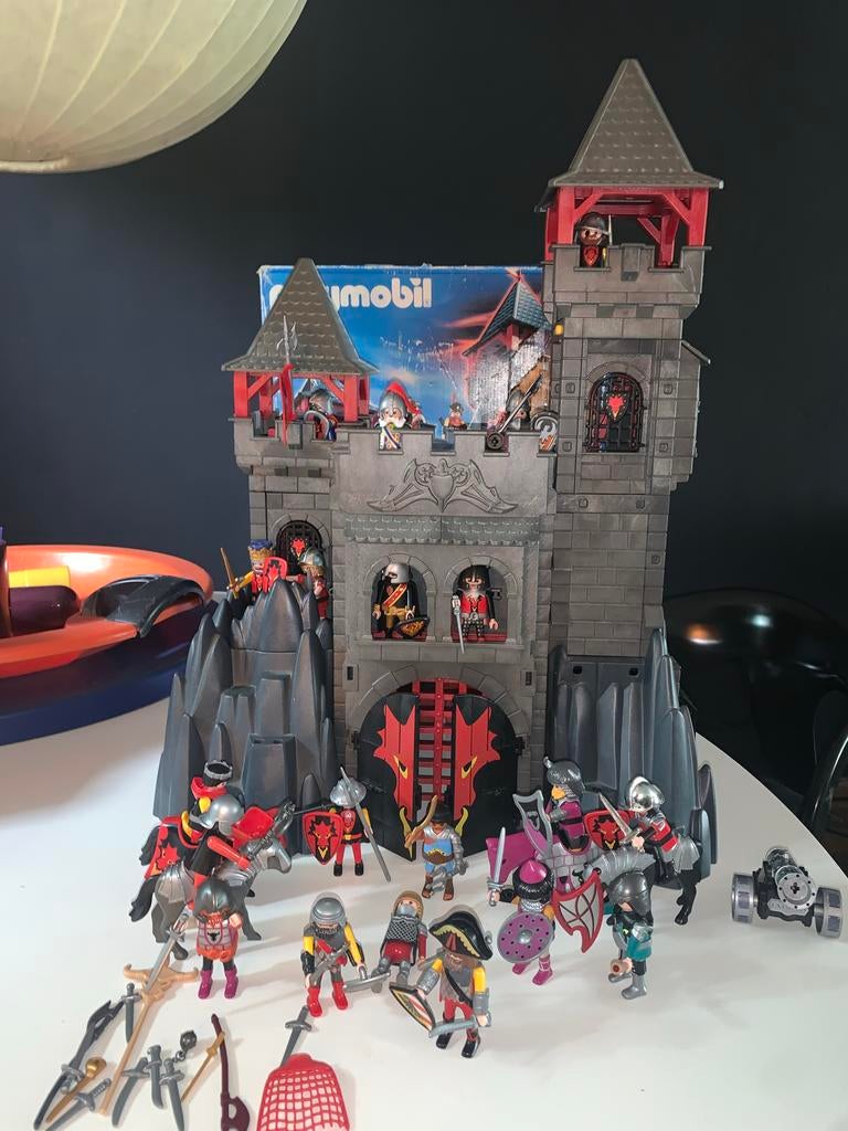 Playmobil Kasteel met veel Ridders en Accessoires (3269), Kinderen en Baby's, Speelgoed | Playmobil, Gebruikt, Complete set, Ophalen of Verzenden