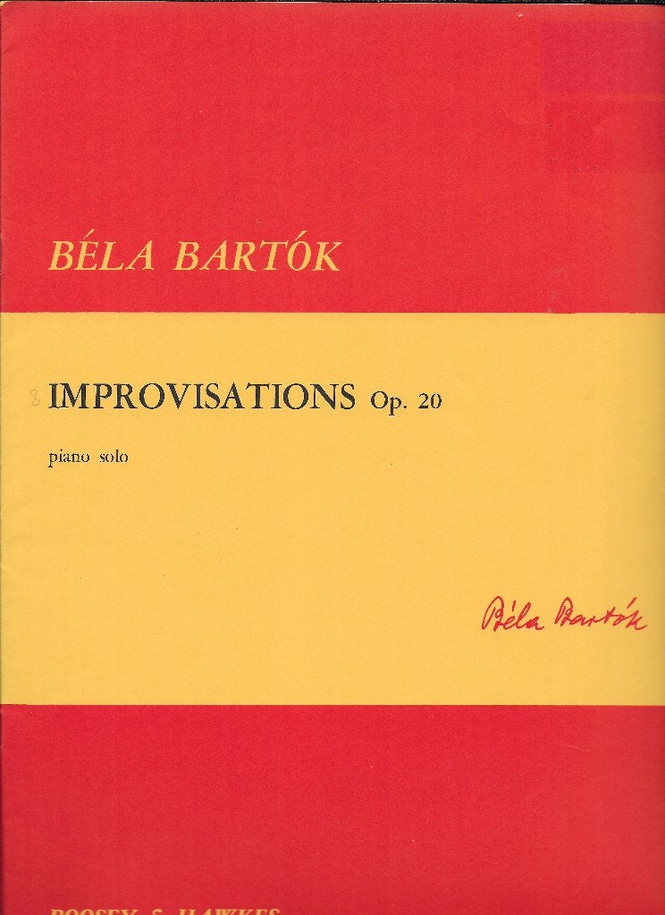 Bo1523 bladmuziek bela bartok improvisations opus 20 piano, Muziek en Instrumenten, Bladmuziek, Gebruikt, Klassiek, Ophalen of Verzenden
