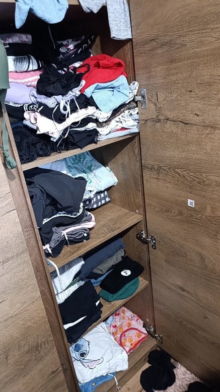 VEDDE kledingkast JYSK, Huis en Inrichting, Kasten | Kledingkasten, Ophalen, Gebruikt, Eikenhout, 150 tot 200 cm