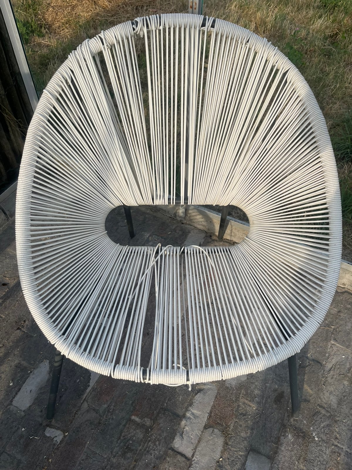Acapulco stoelen 2 stuks gratis, Tuin en Terras, Ophalen, Gebruikt, Kunststof