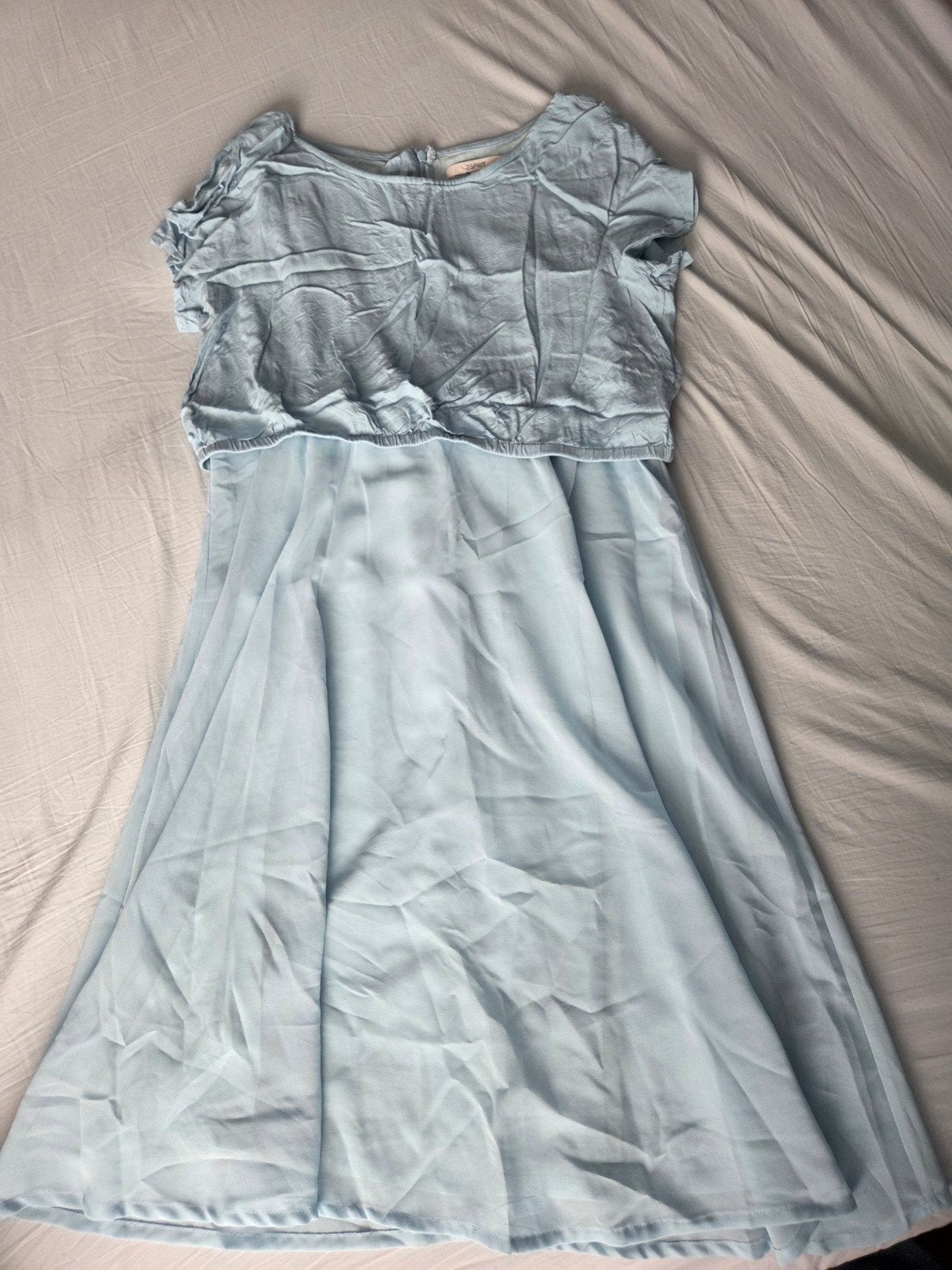 Esprit Zwangerschapsjurk mt 38 met voedingsfunctie blauw, Kleding | Dames, Positiekleding, Maat 38/40 (M), Blauw, Jurk, Ophalen of Verzenden