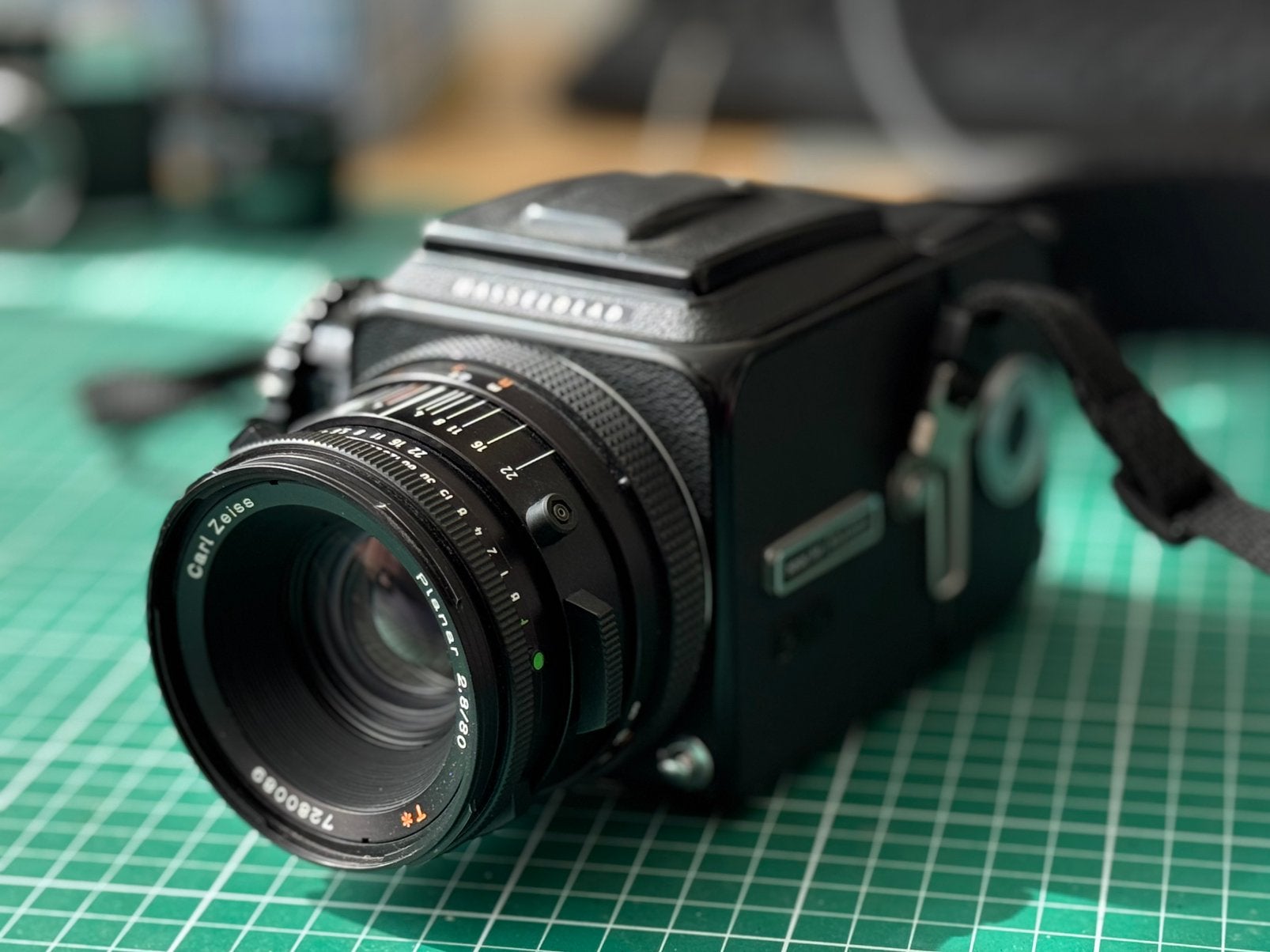 Hasselblad 500CM zwart, Ophalen of Verzenden, Zo goed als nieuw, Spiegelreflex, Overige Merken