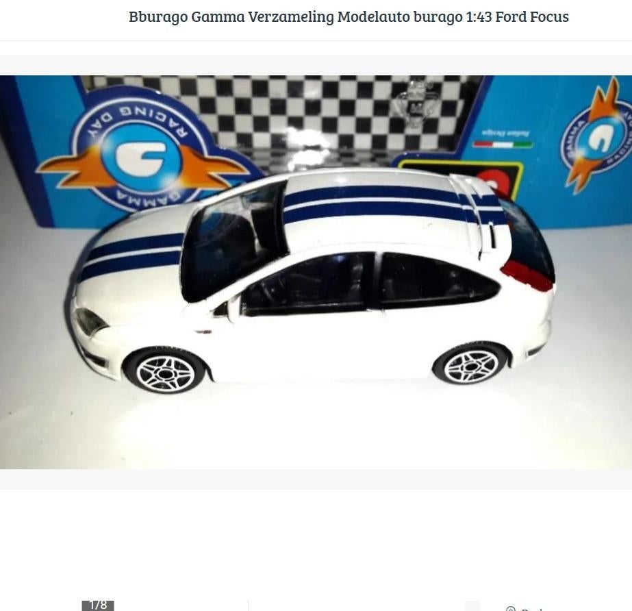 Bburago Gamma Verzameling Modelauto burago 1:43 Ford Focus, Ophalen of Verzenden, Auto, Overige merken
