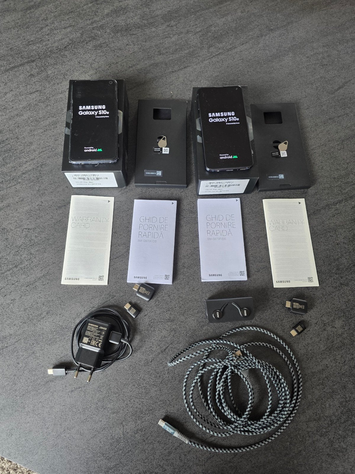 2 stuks Samsung S10e 128gb kleur zwart, Telecommunicatie, Mobiele telefoons | Samsung, 128 GB, Ophalen, Zwart, Galaxy S10