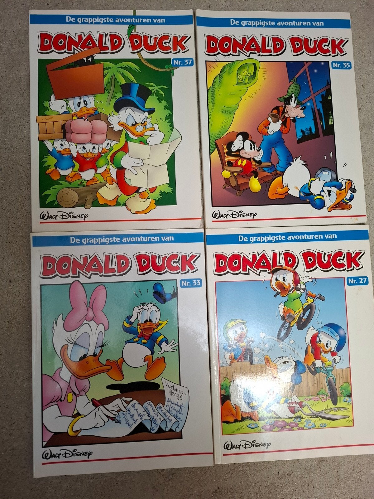 De grappigste advonturen van Donald Duck stripboeken - Nrs., Meerdere stripboeken, Ophalen of Verzenden, Gelezen, Walt Disney
