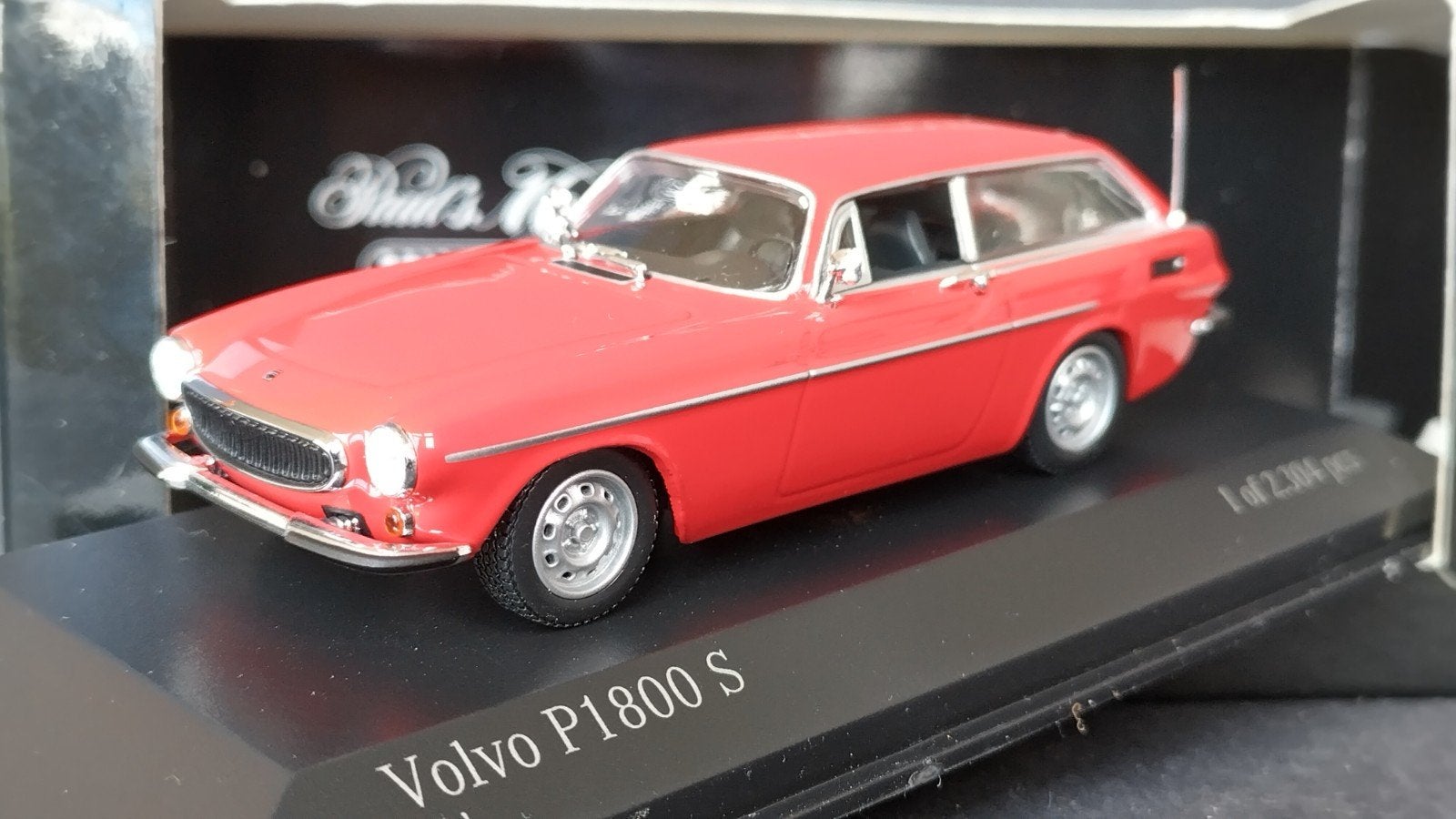 Volvo P1800 S Rood 1:43 Minichamps Pol, Auto, Nieuw, Ophalen of Verzenden, MiniChamps