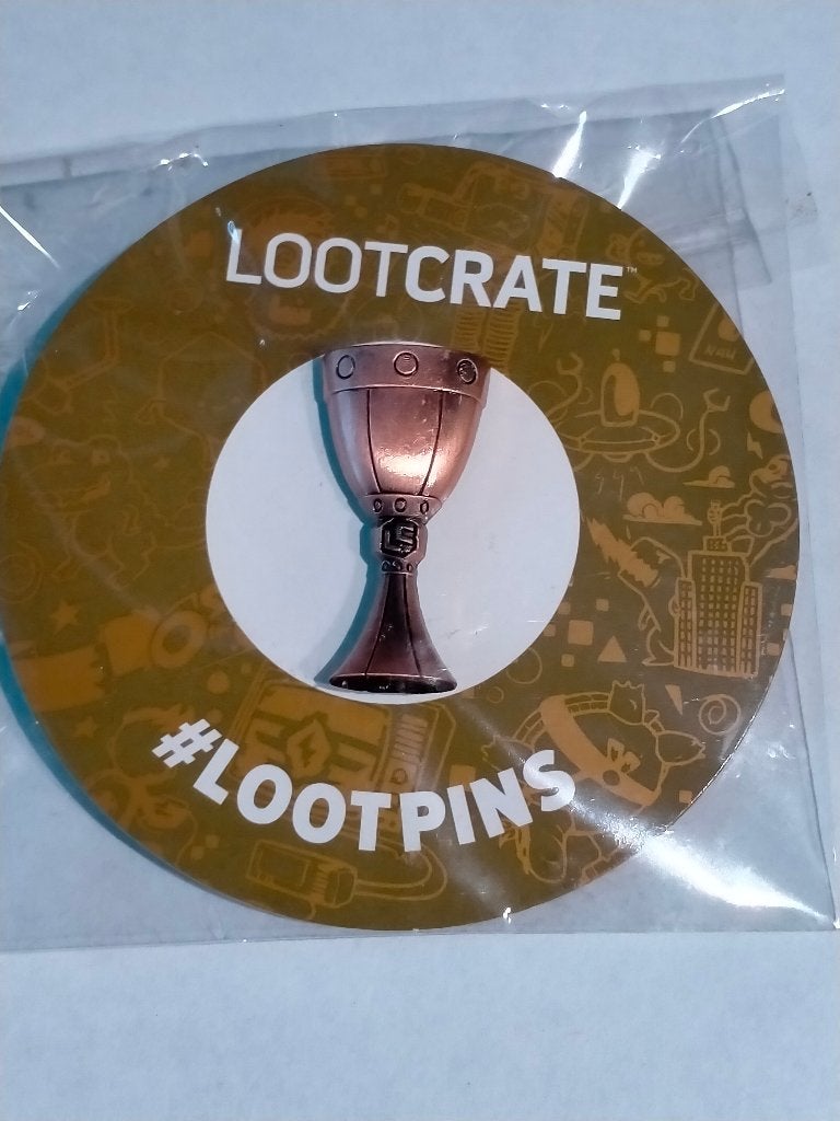 Lootcrate #lootpins beker cup logo pin RARE, Ophalen of Verzenden, Zo goed als nieuw