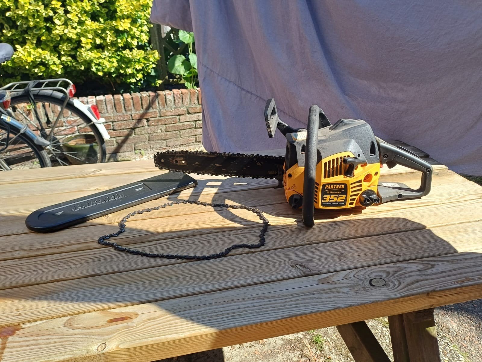Partner 352 Kettingzaag - Goede Staat, Ophalen, Gebruikt, 70 mm of meer, Kettingzaag