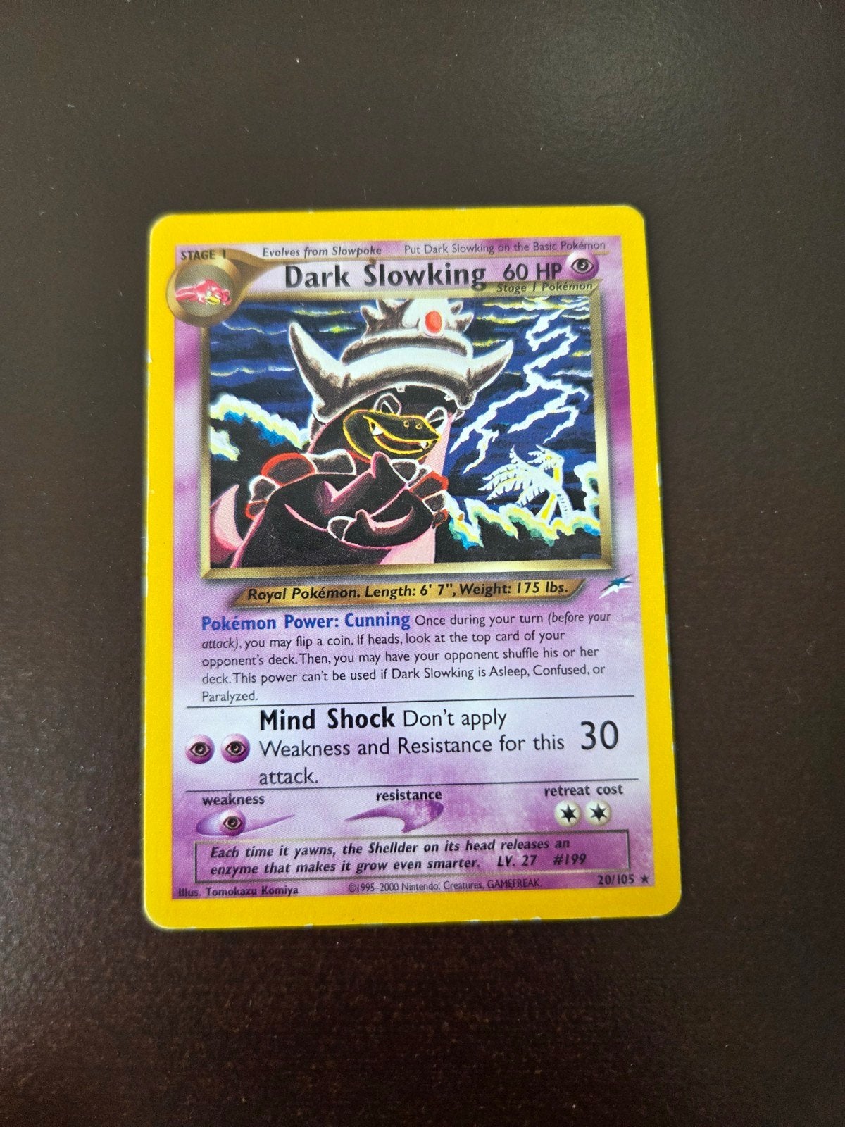 Dark Slowking Neo Destiny 20/105, Ophalen of Verzenden, Gebruikt