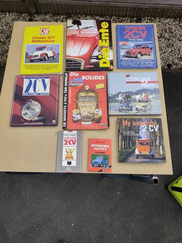 Citroen 2cv boeken, Verzenden, Zo goed als nieuw, Citroën