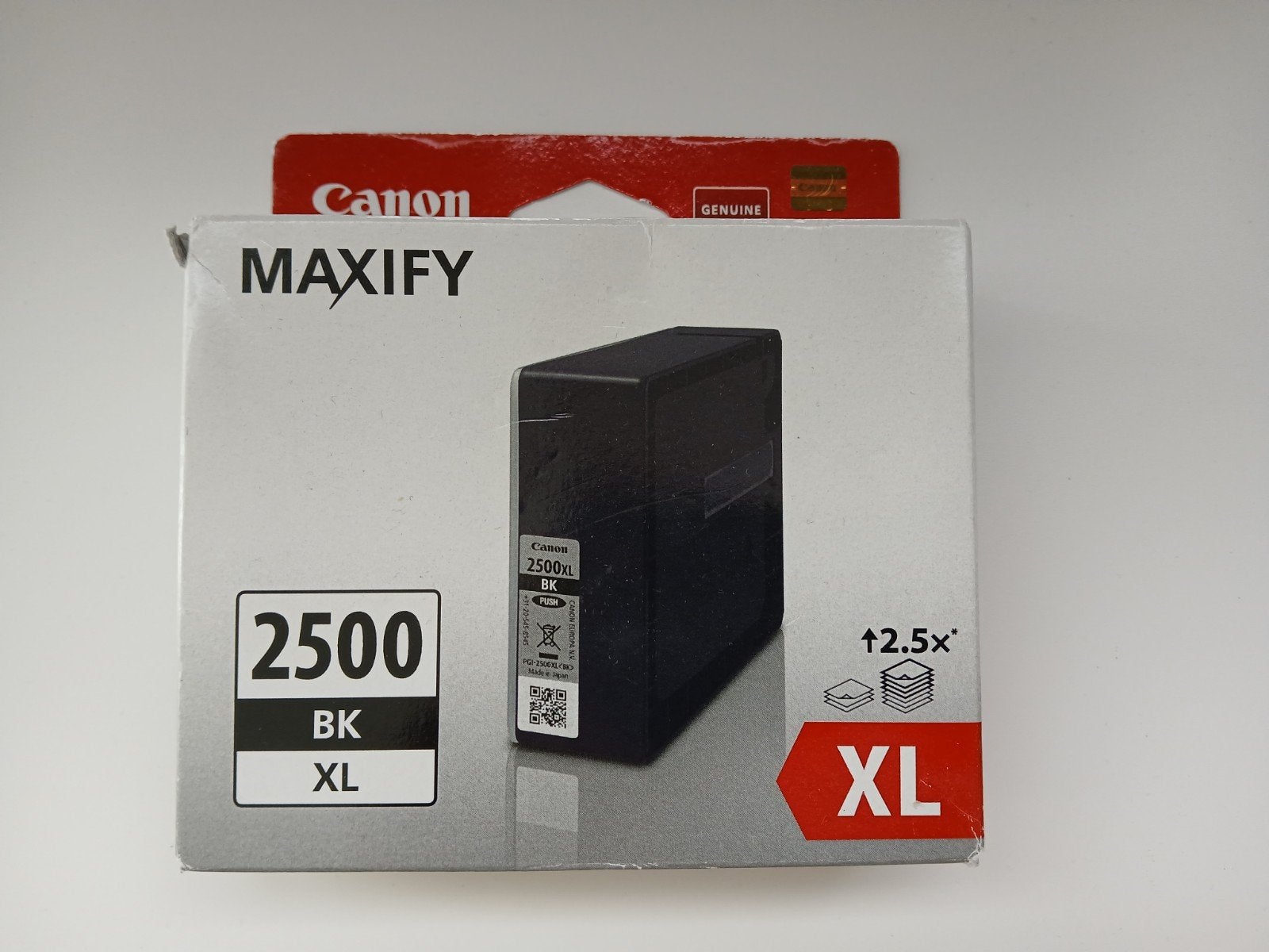 Canon MAXIFY 2500 BK XL Inktcartridge - Zwart, Ophalen of Verzenden, Nieuw, Cartridge, Canon