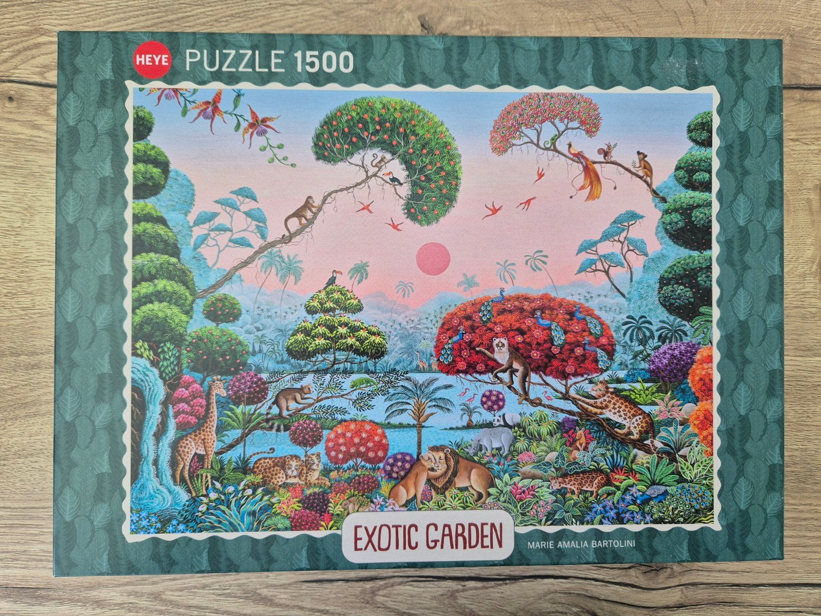 Heye Exotic Garden Legpuzzel 1500 stukjes, compleet, Ophalen of Verzenden, 500 t/m 1500 stukjes, Zo goed als nieuw, Legpuzzel