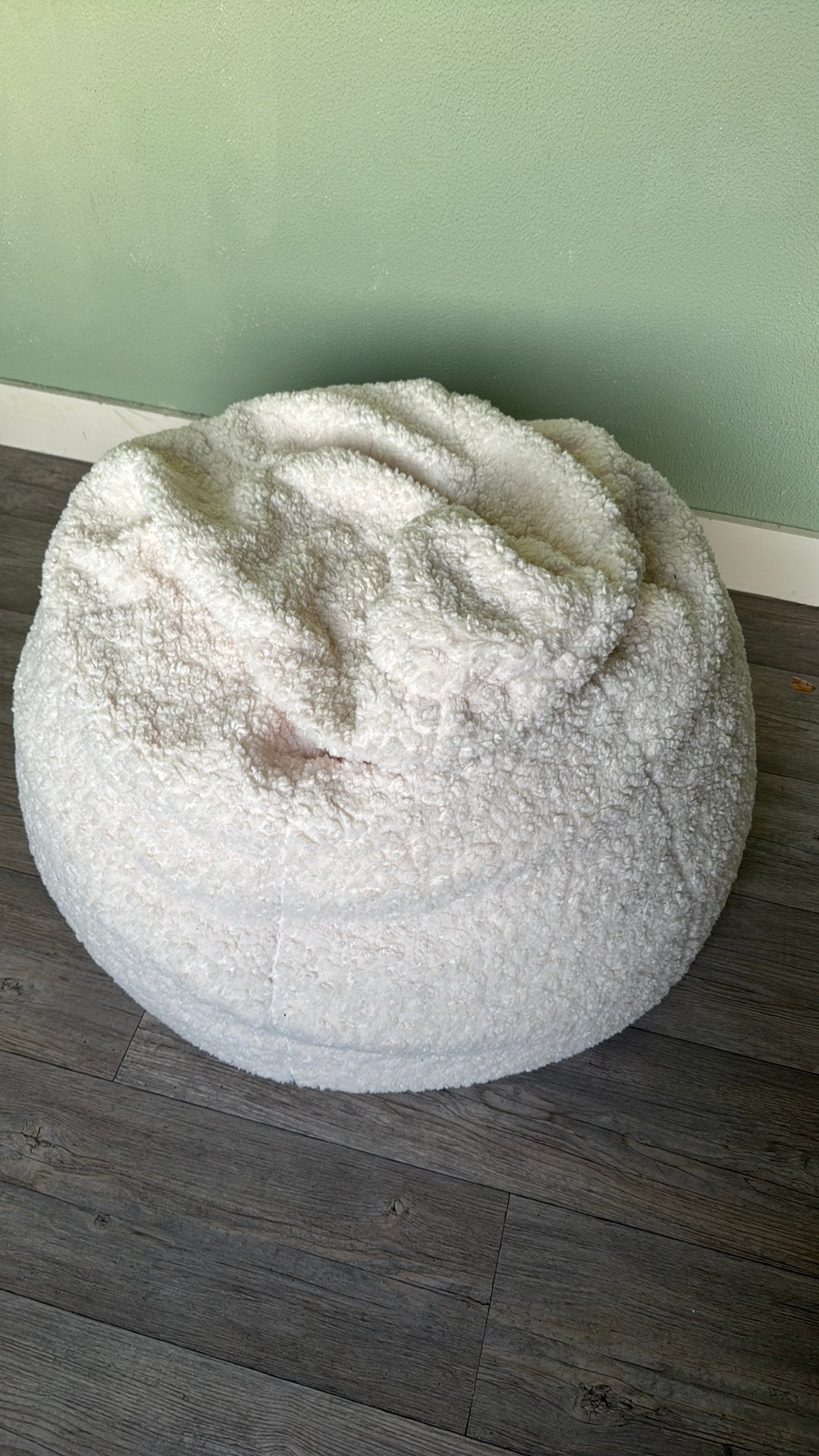 Teddy zitzak, Ophalen of Verzenden, Zo goed als nieuw, Beige
