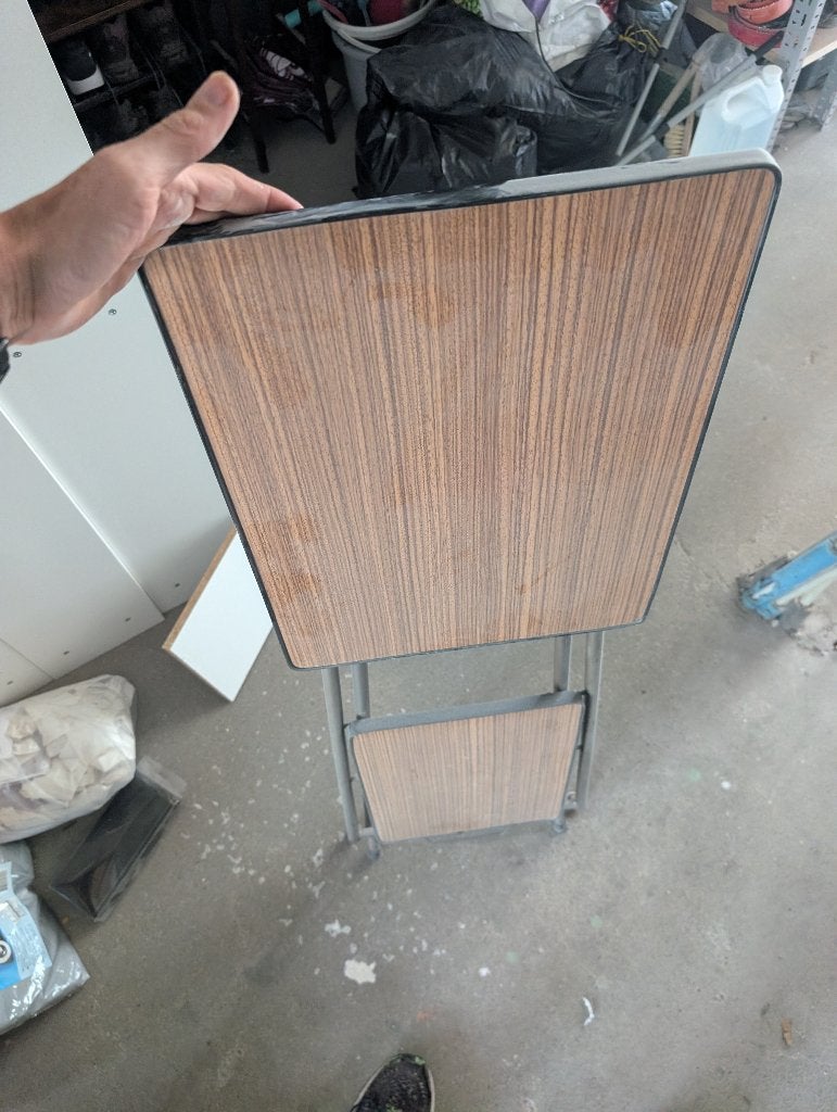 beamer tafel met plek voor laptop op lager deel, Ophalen of Verzenden, Gebruikt, Beamertafel