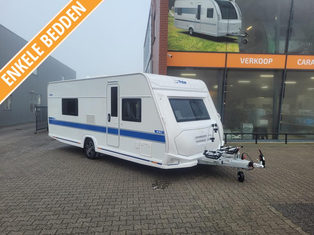Polar Blue Edition 590 BS, Caravans en Kamperen, Caravans, Rondzit, Bedrijf, Overige typen, Tot en met 4
