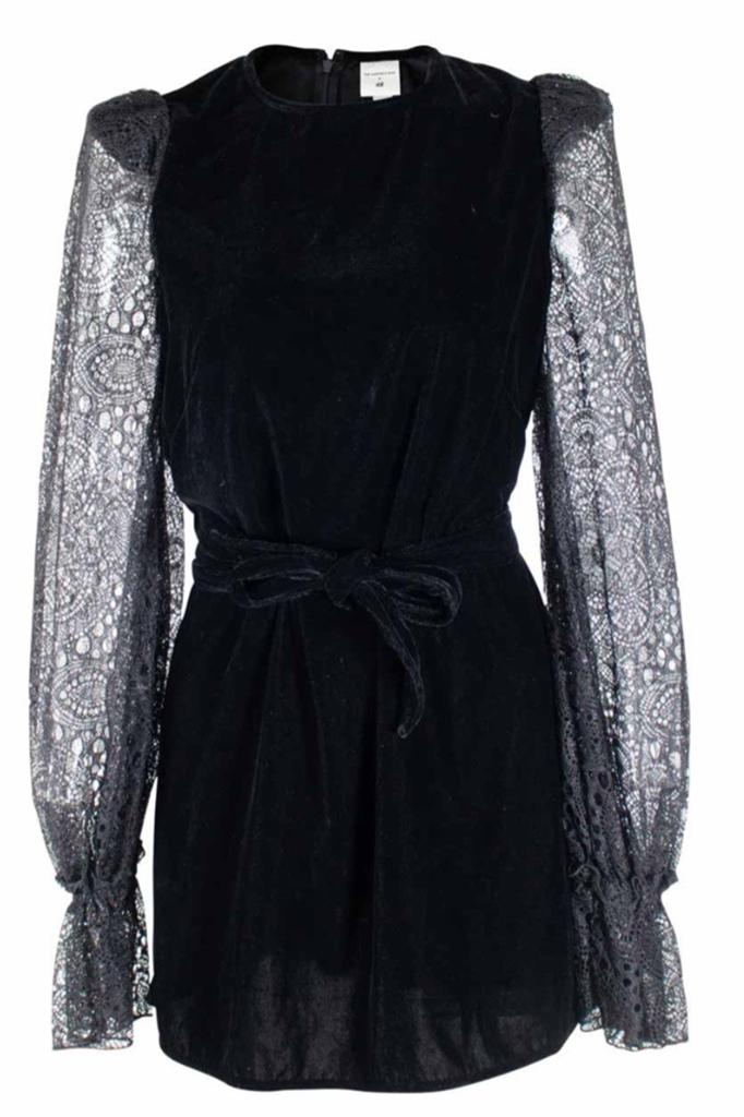 H&M The Vampire's Wife velvet jurk, H&M The Vampire's Wife, Zwart, Maat 46/48 (XL) of groter, Ophalen of Verzenden