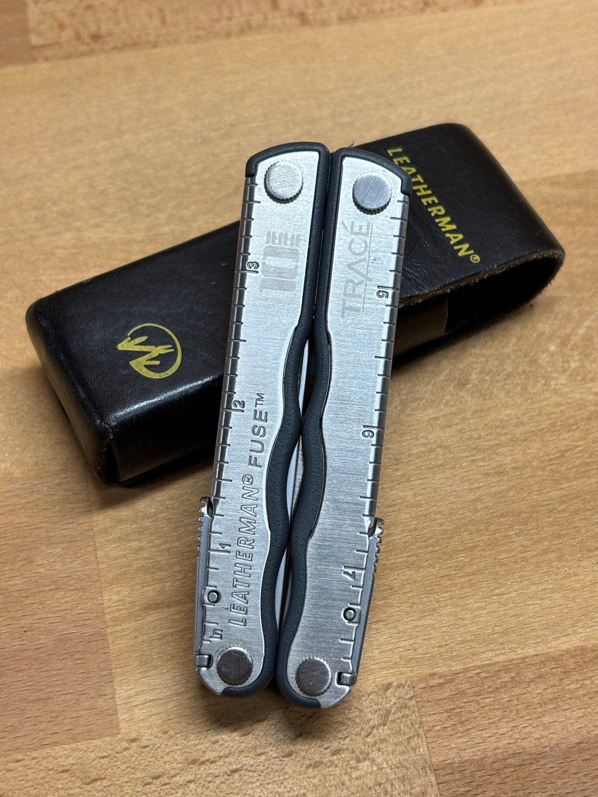 Leatherman FUSE multitool met leren hoes, Ophalen of Verzenden, Zo goed als nieuw