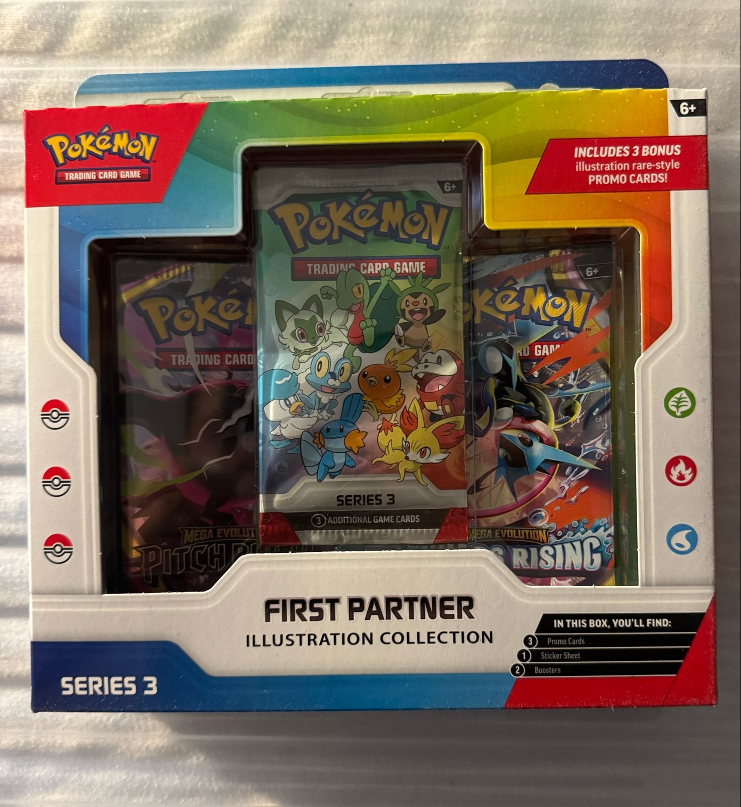 Pokémon First Partner Series 3, Ophalen of Verzenden, Nieuw, Overige typen, Foil