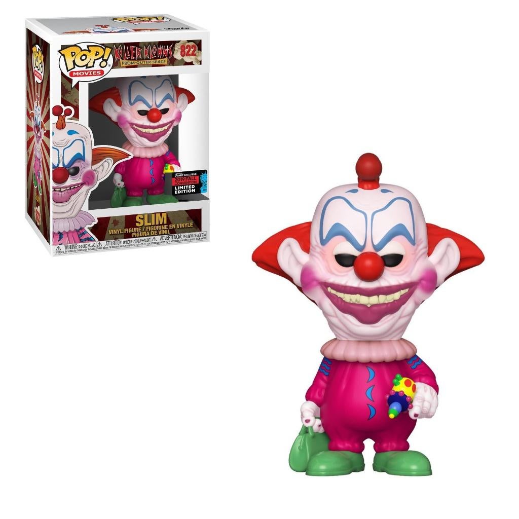 Killer Klowns Slim #822 NYCC 2019 Fall Convention Funko POP!, Funko, LLC 2802 Wetmore Ave Everett, WA 98201 United States, Nieuw
