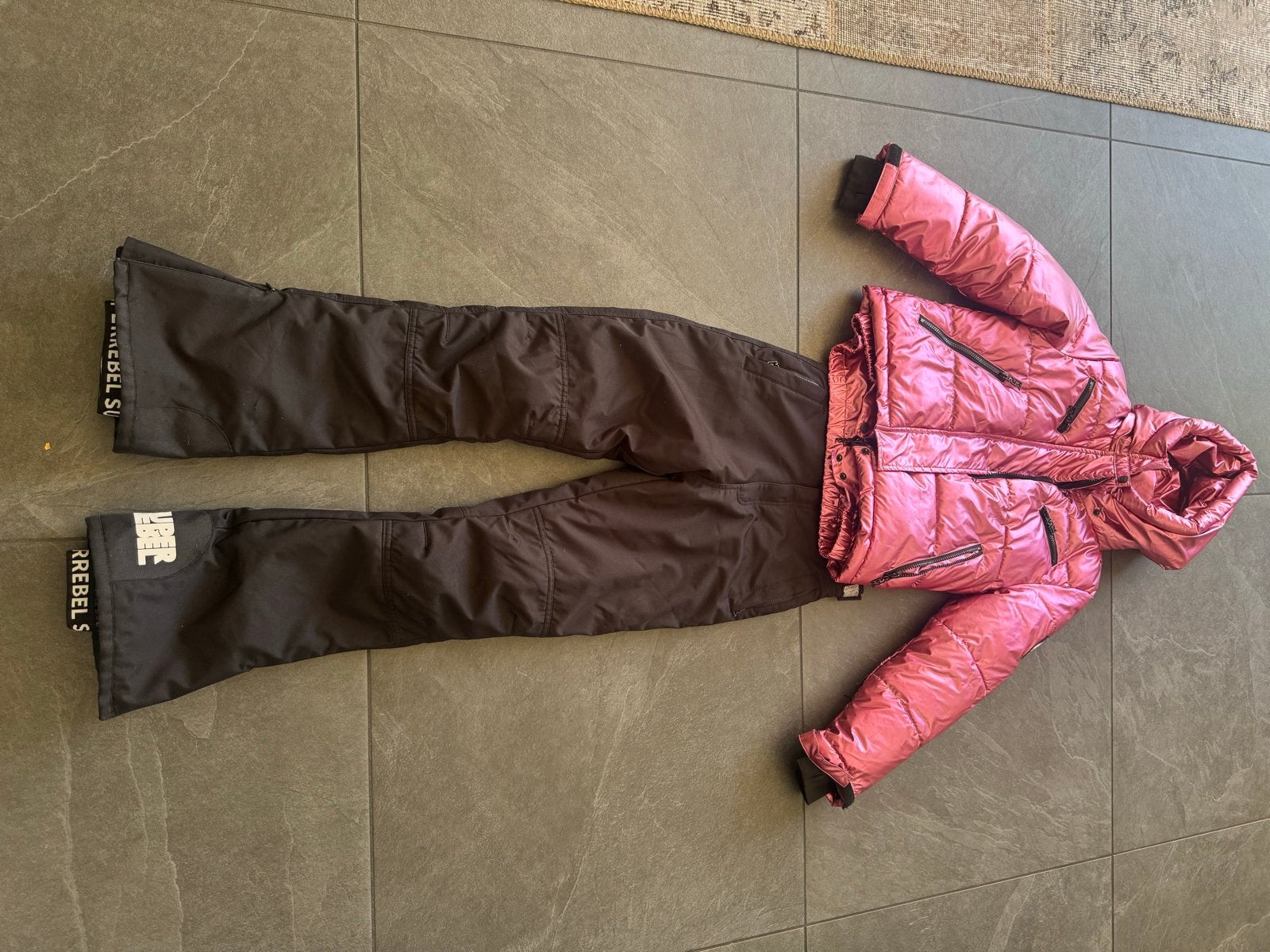 Super Rebel ski pak maat 152 - Zo goed als nieuw, Ophalen of Verzenden, Zo goed als nieuw, Maat 46/48 (XL) of groter, Pak