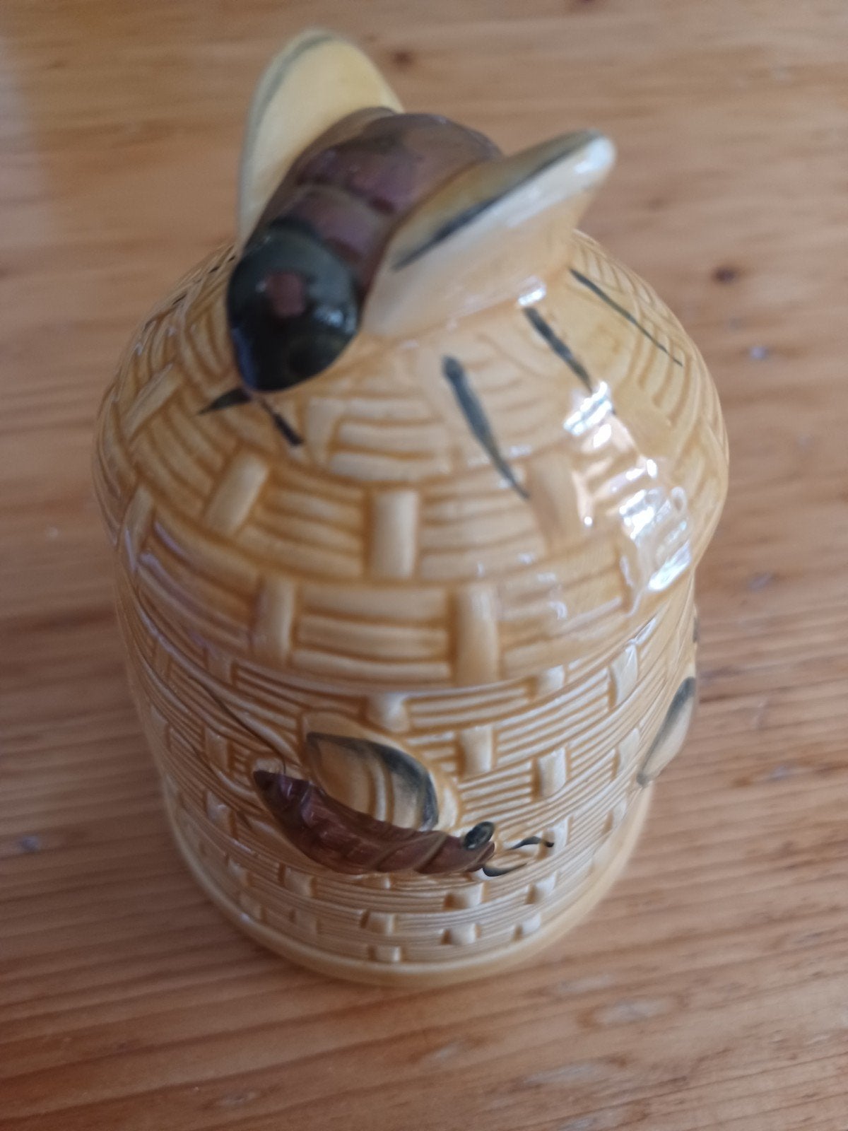 Vintage Honingpot Suikerpot in Bijenkorf Design, Ophalen of Verzenden