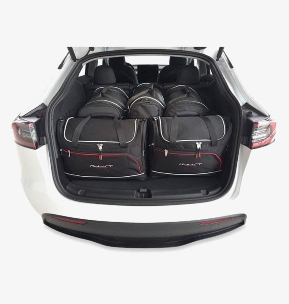 Reistassen set 9 delig Tesla Model Y KJUST, Wieltjes, 30 cm of meer, Zwart, Minder dan 35 cm