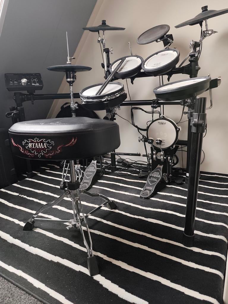 Overcompleet drumstel Roland td 25K met Roland SPD-SX, Muziek en Instrumenten, Drumstellen en Slagwerk, Ophalen, Gebruikt, Roland