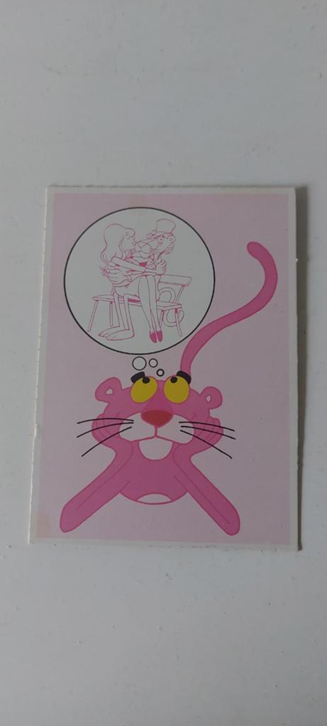 Vintage ongelopen ansichtkaart Pink Panther Roze Panter, Ophalen of Verzenden, 1980 tot heden