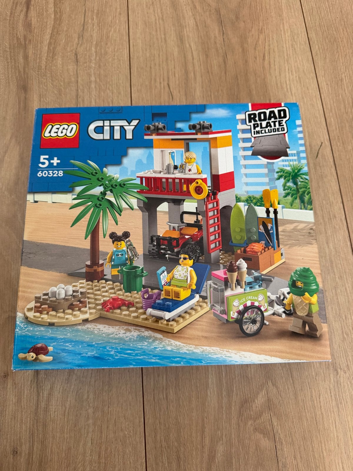 LEGO City 60328 Strandwachtpost Compleet, Ophalen of Verzenden, Zo goed als nieuw, Overige merken