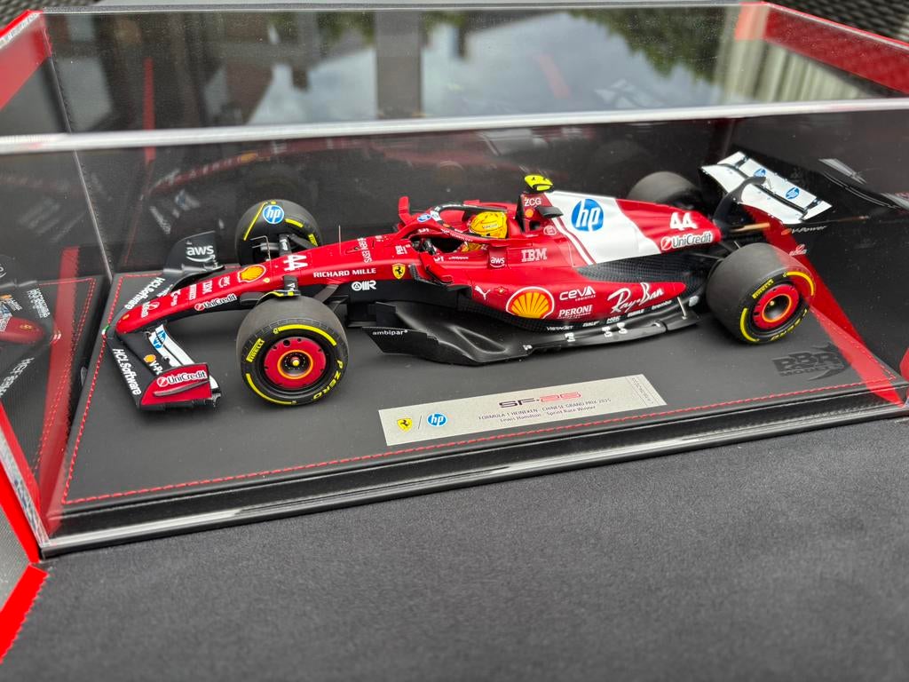 Ferrari SF-25 winner sprintrace Hamilton BBR 1:18 NIEUW !, Overige merken, BBR, ., Nieuw