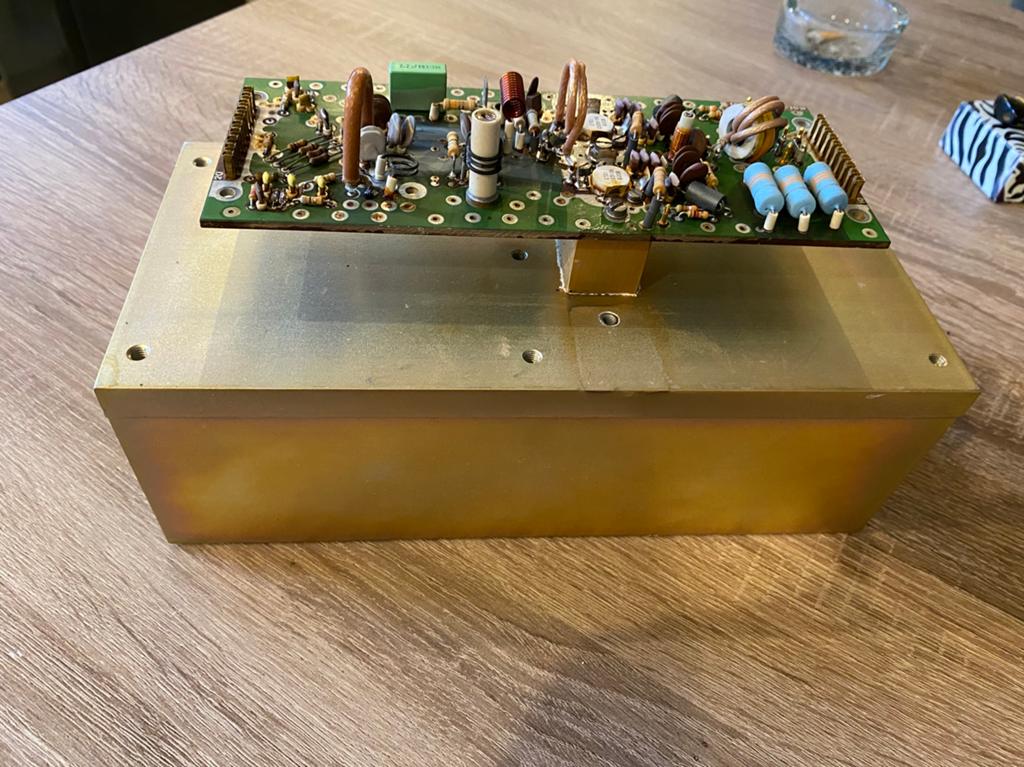 Telefunken 3169 pallet eindtrap compleet met koelblok, Telecommunicatie, Zenders en Ontvangers, Ophalen of Verzenden, Zo goed als nieuw