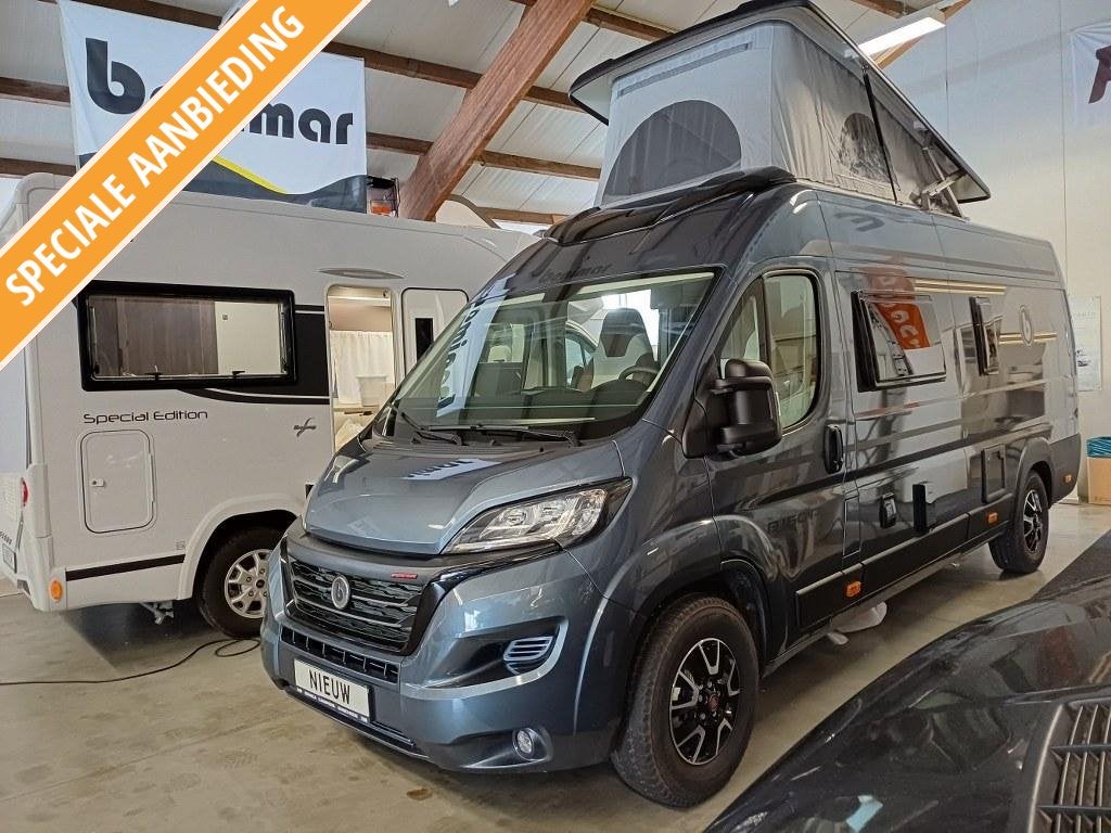 Benimar Benivan 160 PL Demo NU EENMALIGE BEURS SUPERSTUNT, Buscamper of Camperbus, Ringverwarming, Fiat, Koelkast