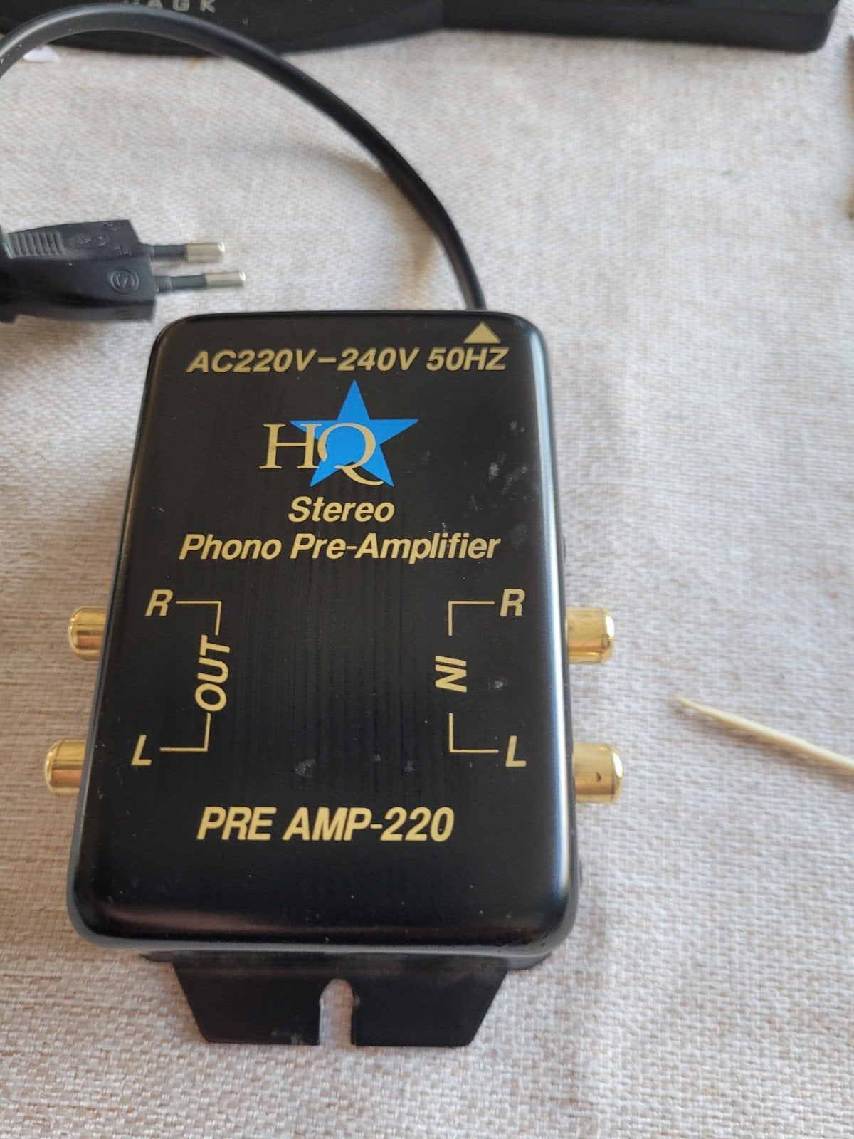 HQ Stereo Phono Voorversterker PRE AMP-220, Ophalen of Verzenden, Minder dan 60 watt, Overige merken