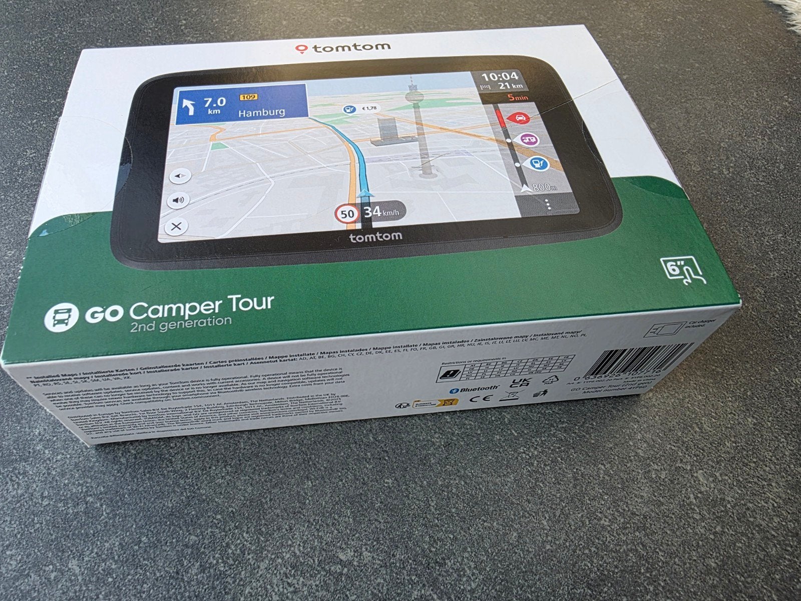 TomTom GO Camper Tour 2nd generation navigatiesysteem, Ophalen of Verzenden