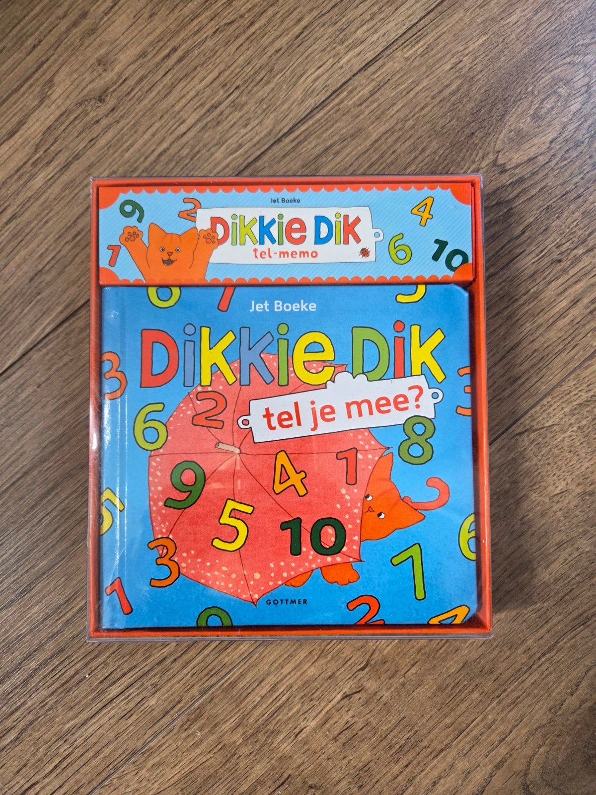 Dikkie Dik tel je mee? boek en tel-memo, Ophalen of Verzenden, Zo goed als nieuw, Jet Boeke, 2 tot 3 jaar
