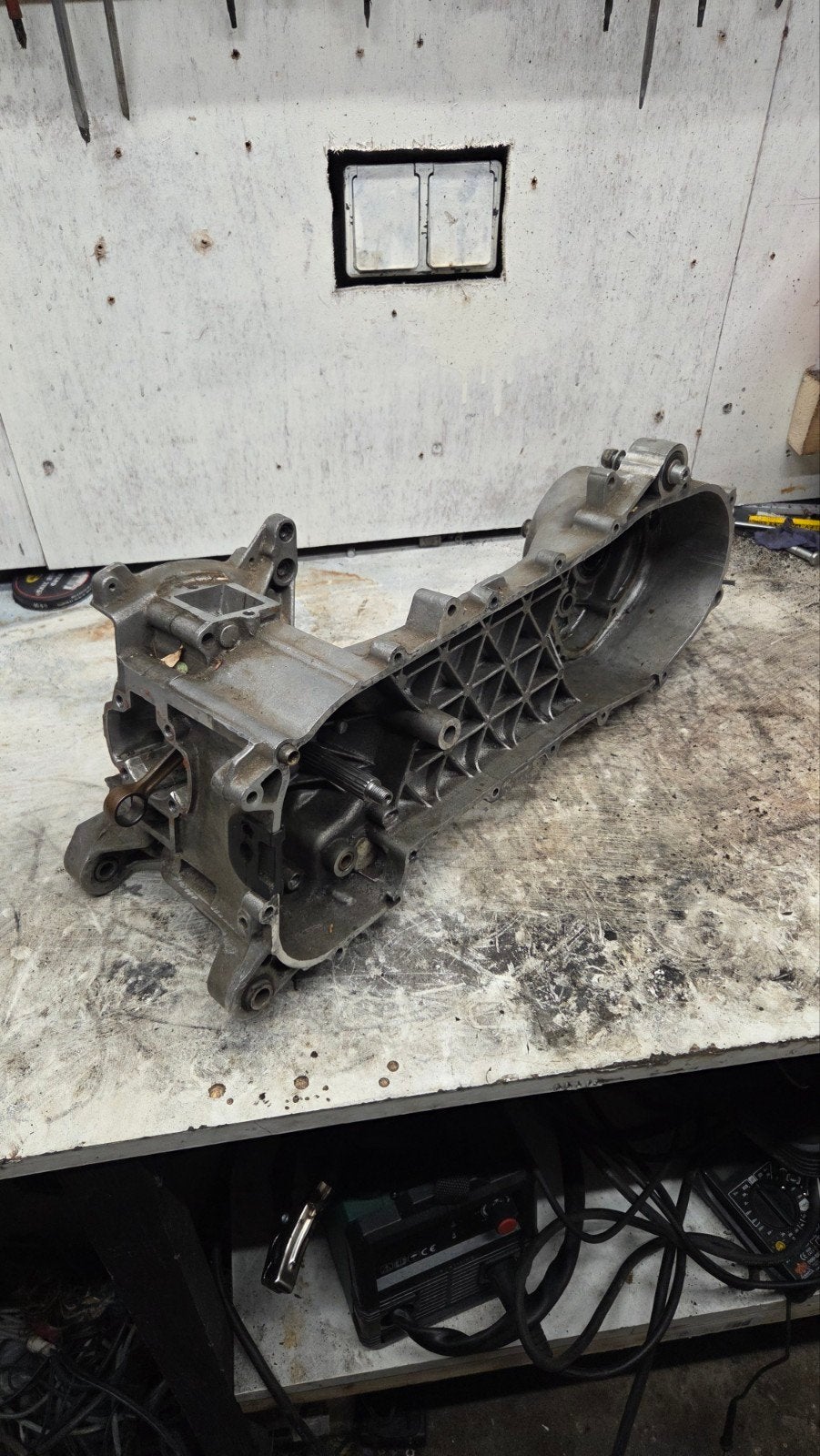 Piaggio carterset met krukas, Ophalen of Verzenden, Gebruikt, Blok, Piaggio