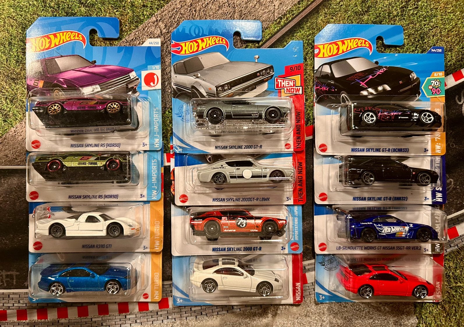 Hot Wheels - Nissan (set van 12), Ophalen of Verzenden, Zo goed als nieuw, Auto
