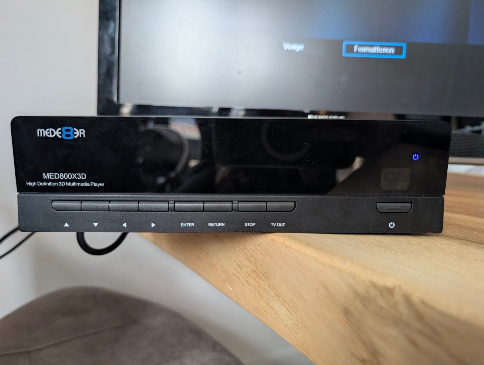 Med800x3d Mediaspeler met 4TB HDD - Goede Staat, Ophalen of Verzenden