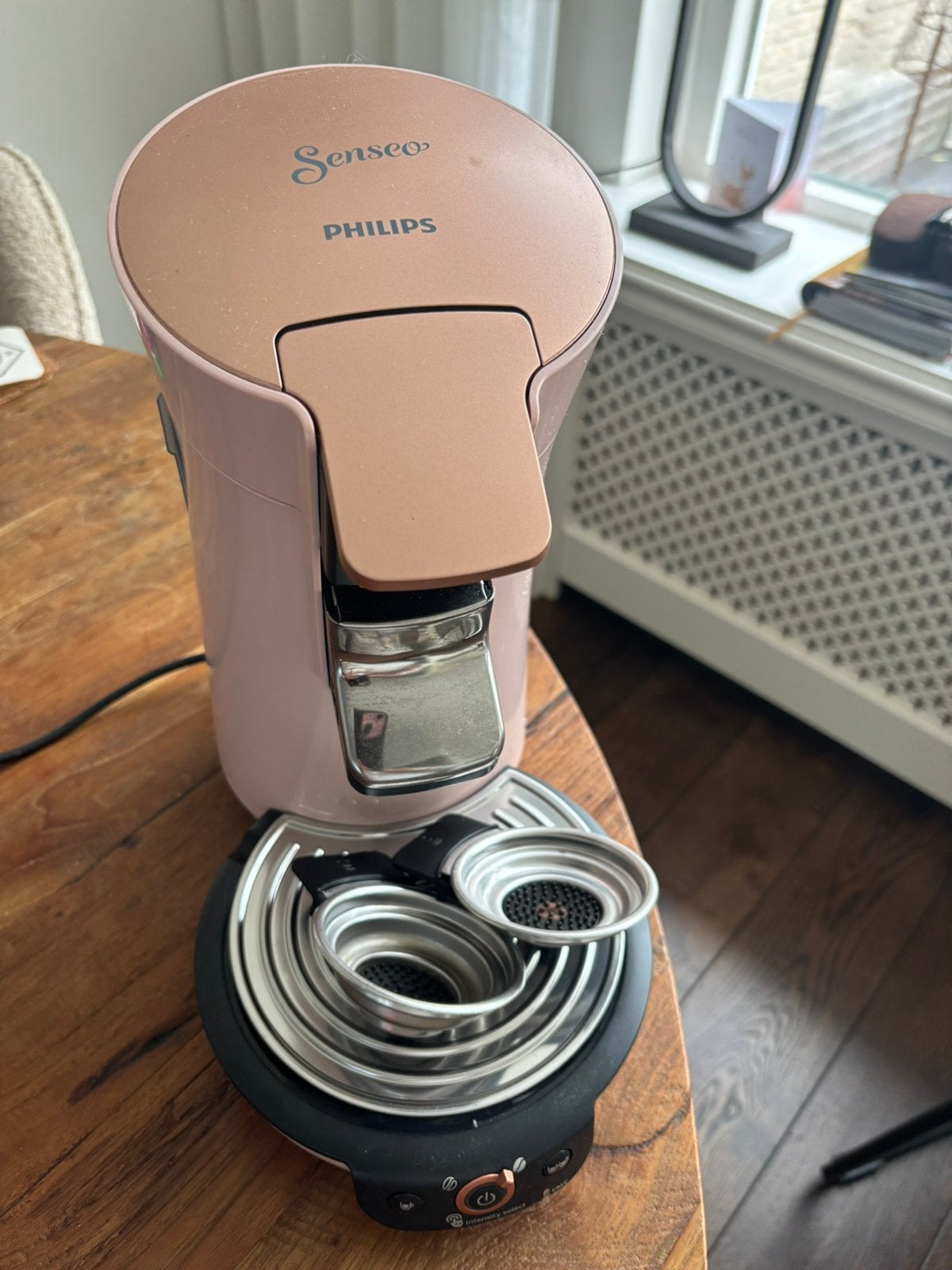Senseo Koffie apparast, Witgoed en Apparatuur, Ophalen, Zo goed als nieuw, Koffiemachine