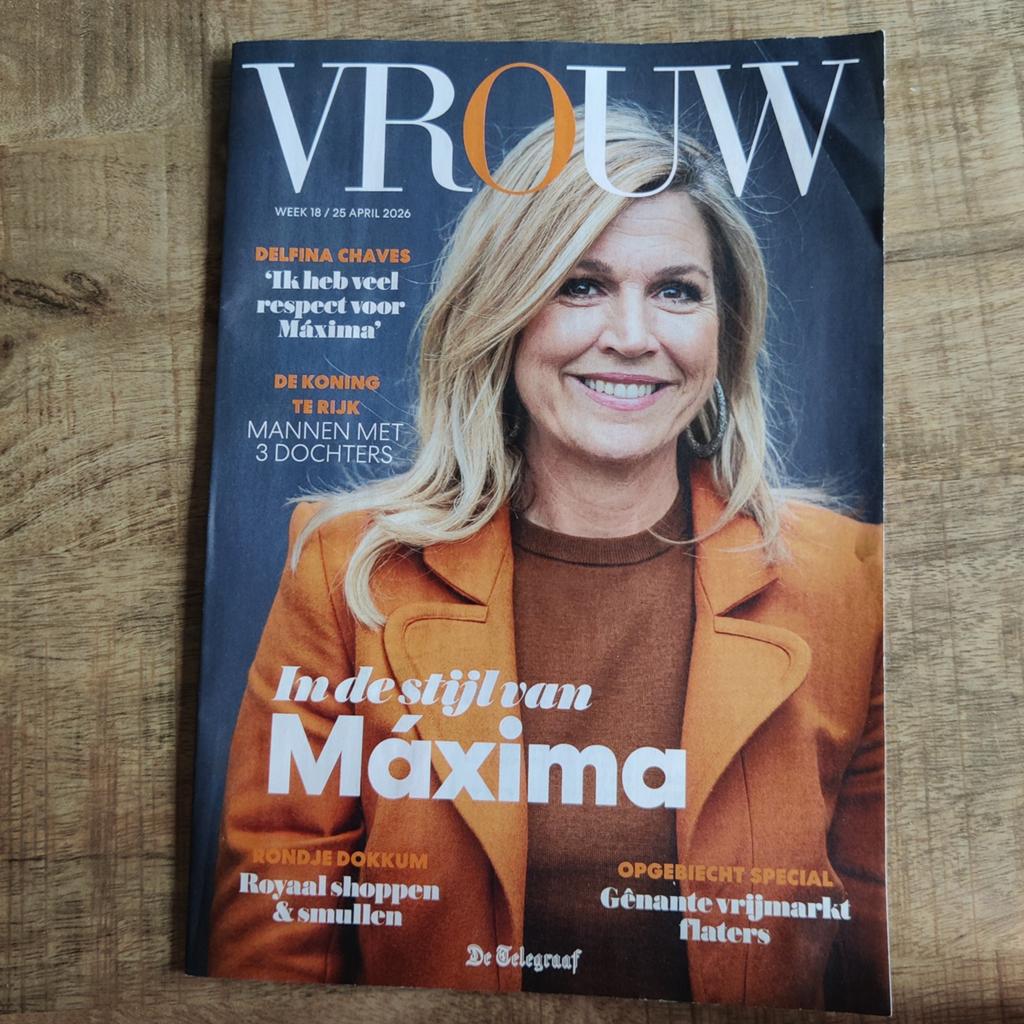 Vrouw Magazine Bijlage Telegraaf Week 18 2026, Ophalen of Verzenden, Zo goed als nieuw, Damesbladen