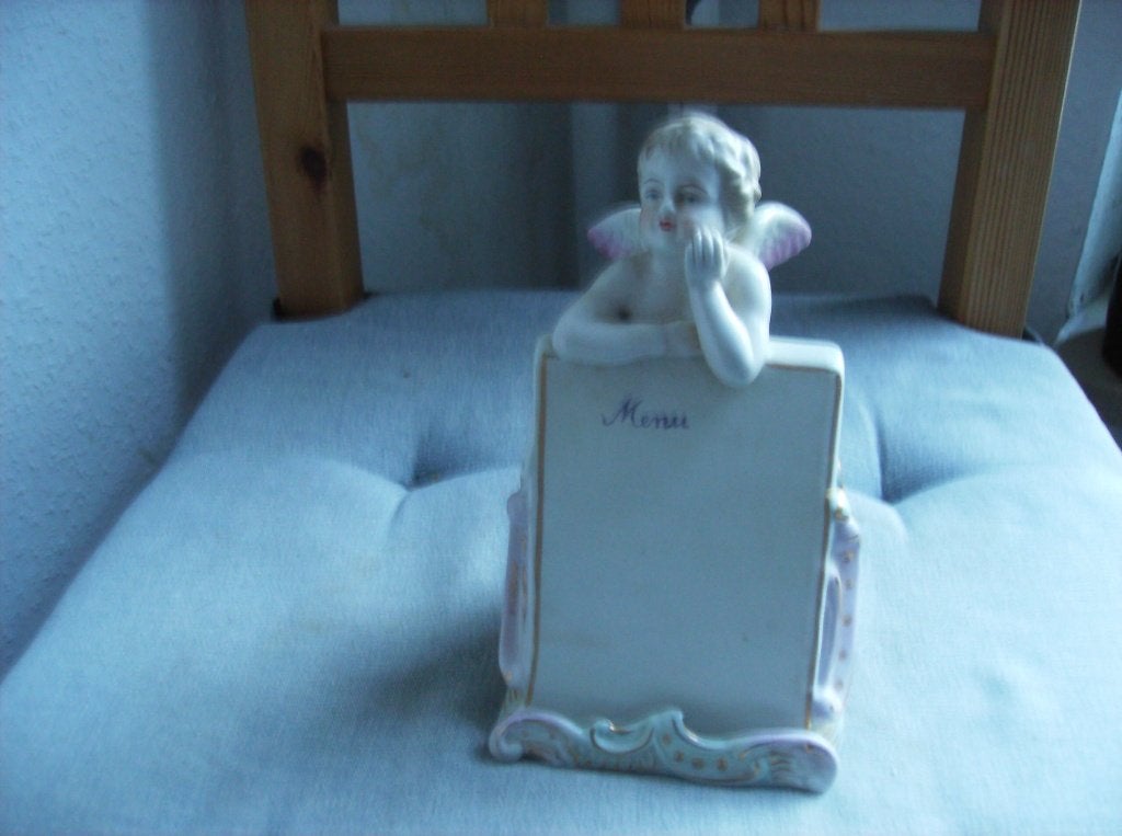MEISSEN PORSELEIN, MENU STANDAARD ENGELTJE, JAREN '50, Ophalen of Verzenden