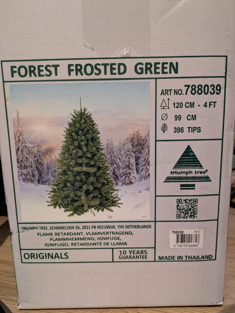 Triumph Tree - Forest Frosted Green kerstboom, Diversen, Kerst, Ophalen, Zo goed als nieuw